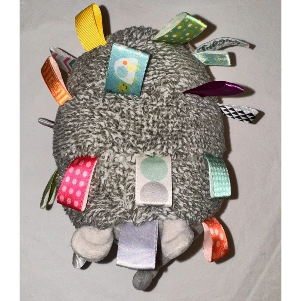 Taggies Hedgehog & Melissa Doug K's Kids Rainbow Fish Sensory Crinkle Plush Lot - Picture 12 of 16